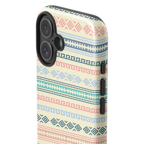 Summer Pattern iPhone 16 Plus Impact Case